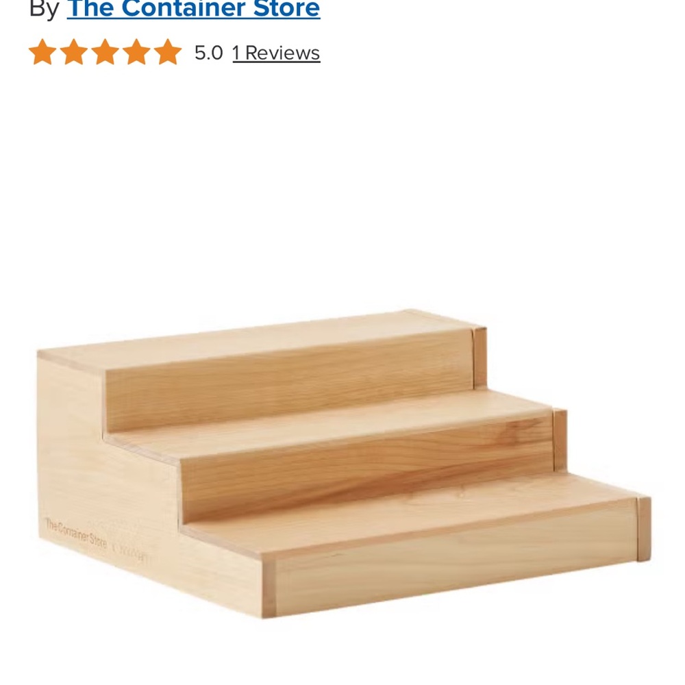 Bamboo 3-Tier Step Spice Rack - Picture 3 of 6